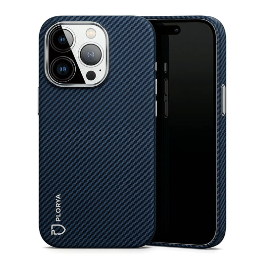Plorya Black Twill Aramid Fiber Case