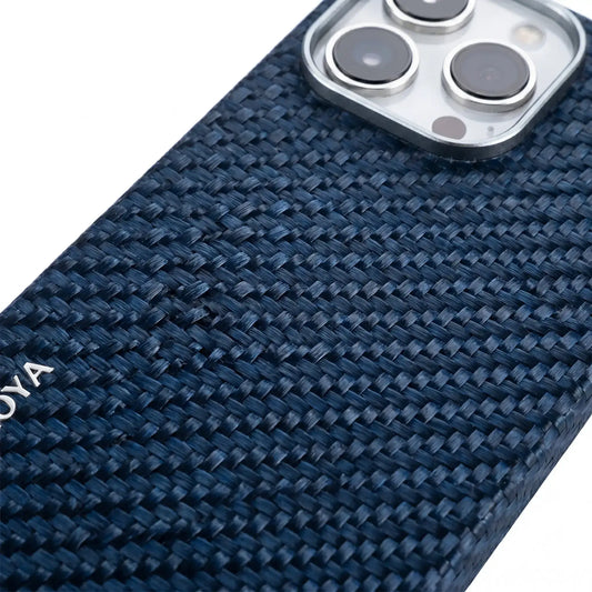 Plorya Black Twill Aramid Fiber Case